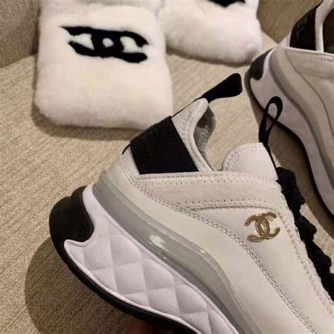 chanel sneakers dames beige|chanel shoes near me.